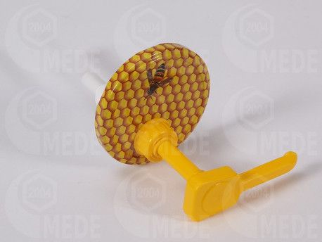 Dávkovač na med s viečkom - malý 66 mm
