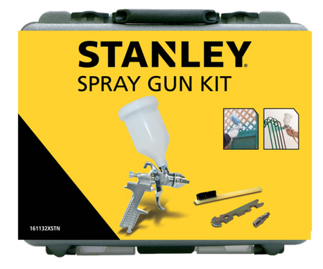 STANLEY - Gravimetrická striekacia pištoľ - sada v kufríku